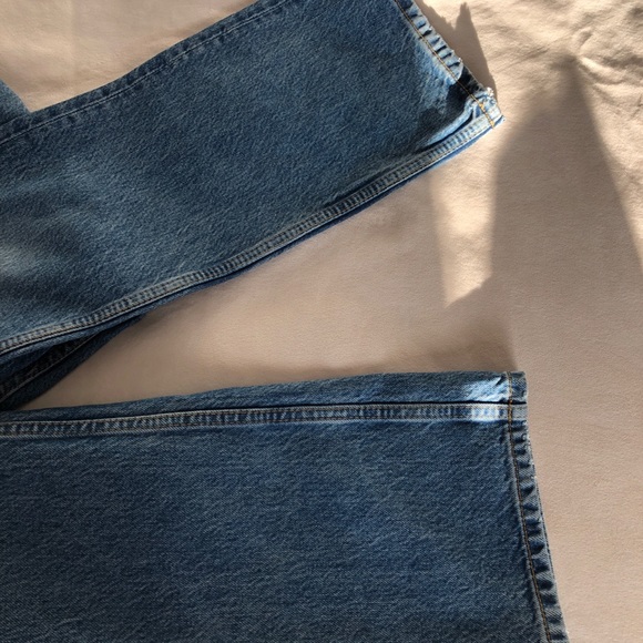 ZARA vintage wide leg blue jeans - Picture 4 of 4